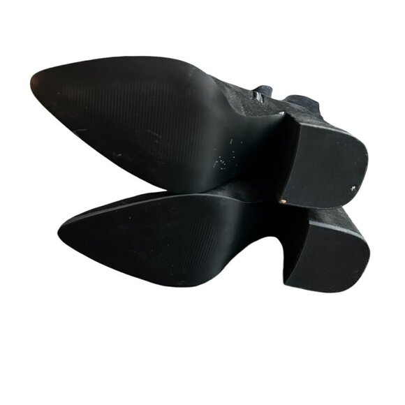 STEVE MADDEN Black Chunky Heel Knee High Tava Boot US 9 - Picture 4 of 6